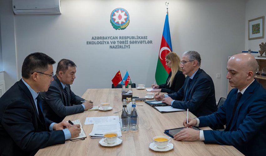 Muxtar Babayev Dinq Tao ilə görüşüb