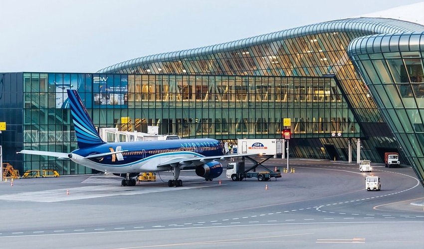 В Международном аэропорту Гейдар Алиев транзитные перевозки увеличиличь на 137%