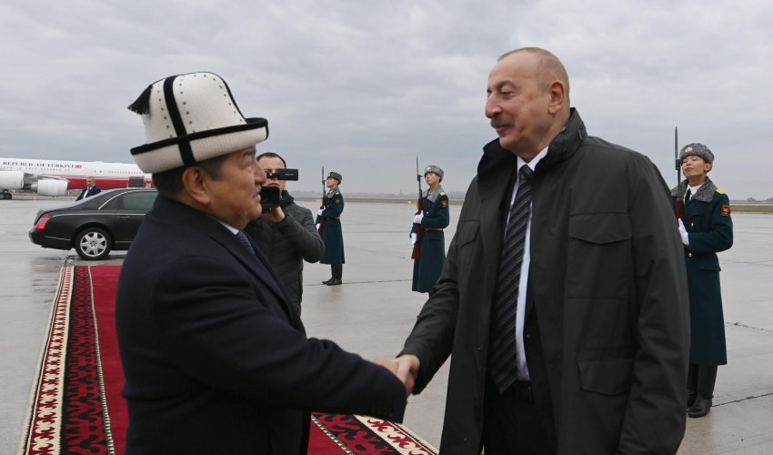 İlham Əliyevin Qırğızıstana səfəri başa çatıb İlham Əliyevin Qırğızıstana səfəri başa çatıb