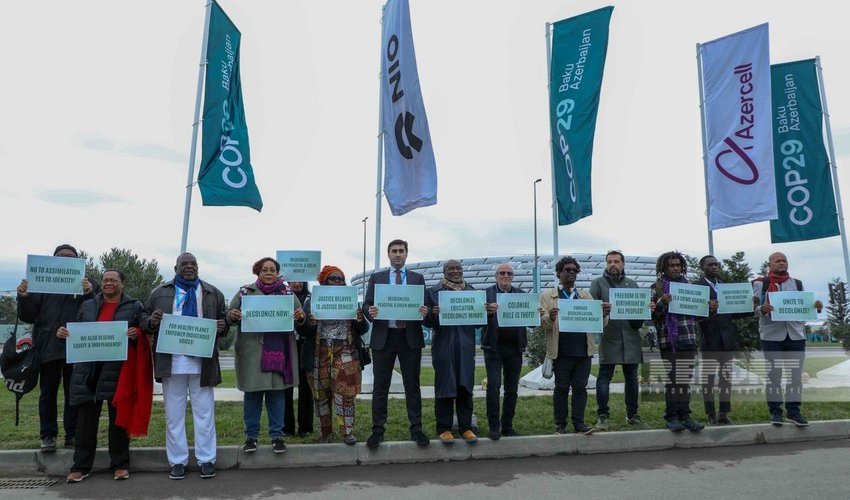 На COP29 проходит акция против колониализма