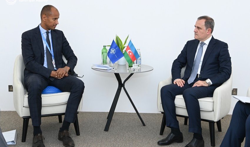 Jeyhun Bayramov meets NATO assistant secretary general