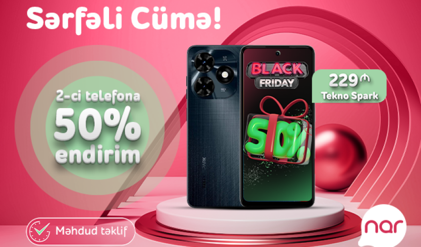 Nar’s “Affordable Friday” offer – get a smartphone with a 50% discount!