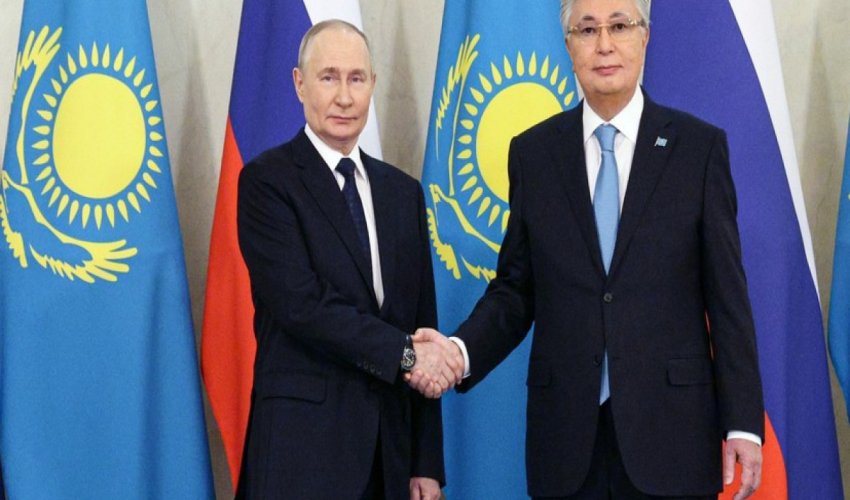 Putin və Tokayev strateji tərəfdaşlığın dərinləşdirilməsinə dair bəyanat imzalayıblar