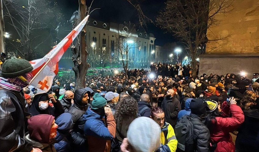 В Тбилиси в ходе акции протеста пострадали 44 человека