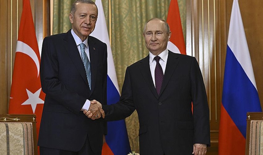 Ərdoğan və Putin Suriyadakı vəziyyəti müzakirə edib