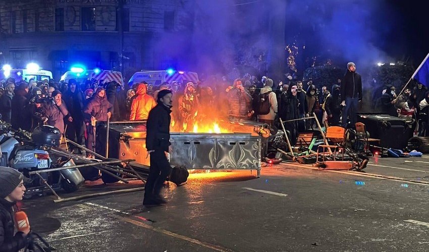 Georgian police detained 22 protesters on December 3