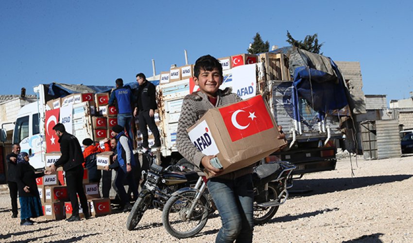 Türkiyə Suriyaya humanitar yardım göndərib