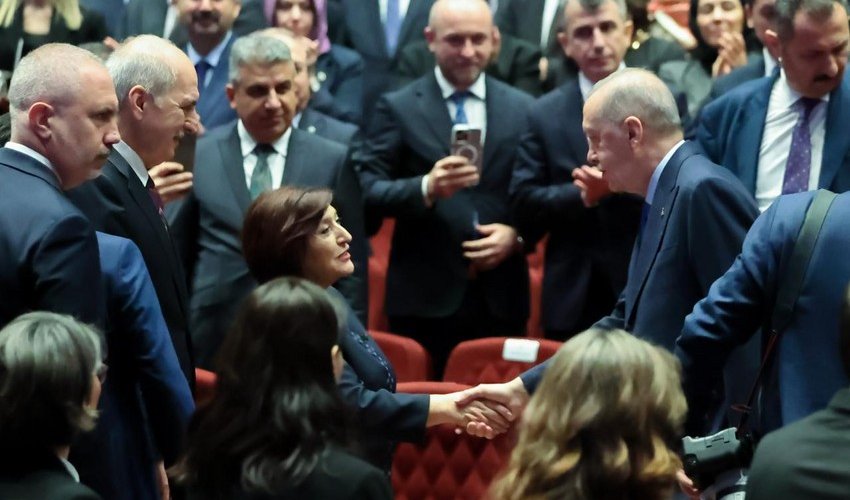 Sahibə Qafarova Rəcəb Tayyib Ərdoğanla görüşüb