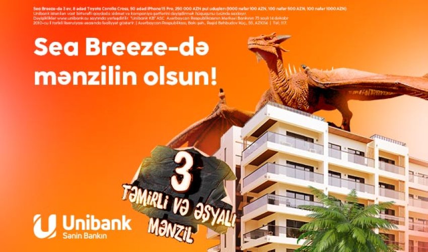 Unibankın “Əjdaha” lotereyasındakı 3 mənzili kimlər qazanacaq?