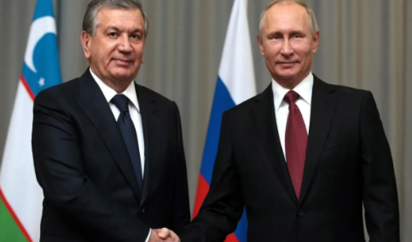 Putin və Mirziyoyev arasında telefon danışığı olub