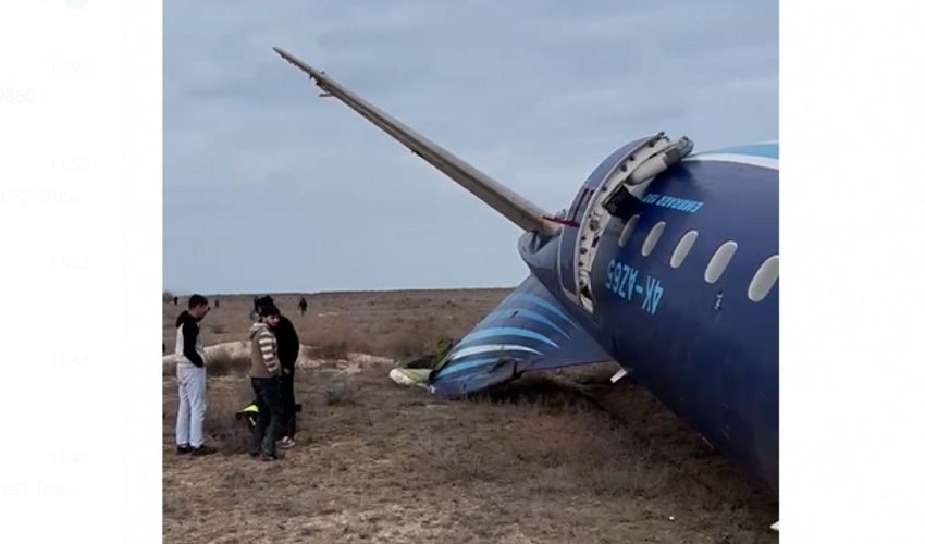 37 Azerbaijani citizens aboard crashed AZAL plane in Aktau, Kazakhstan's Transport Ministry says