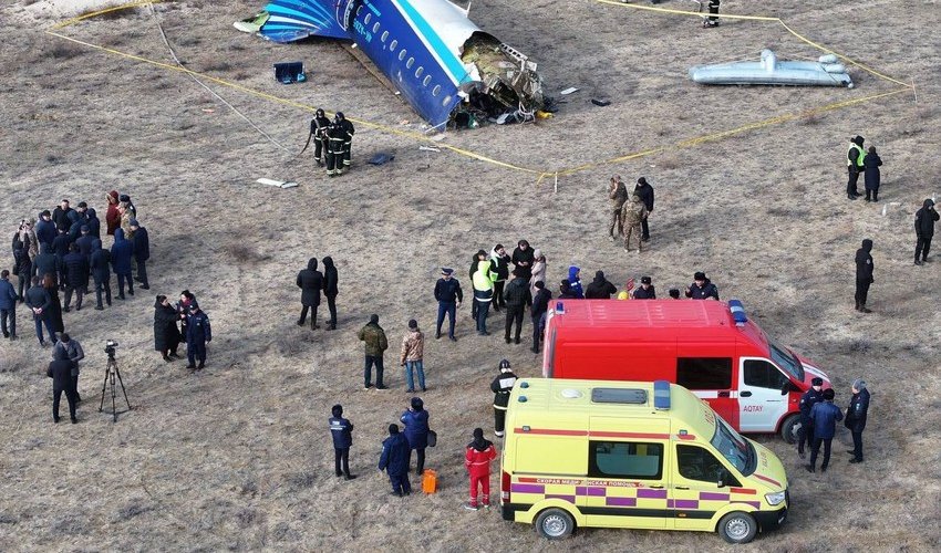 AZAL reveals lists of passengers and crew members of crashed aircraft