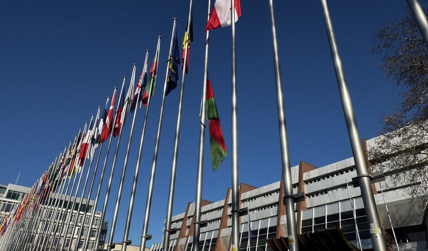 Azerbaijan's flag lowered at Council of Europe headquarters in Strasbourg