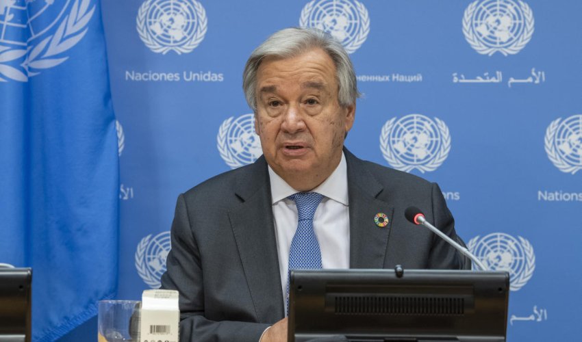 UN chief condolences over AZAL plane crash in Aktau