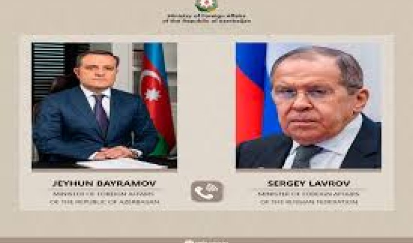 Sergey Lavrov Ceyhun Bayramova zəng edib