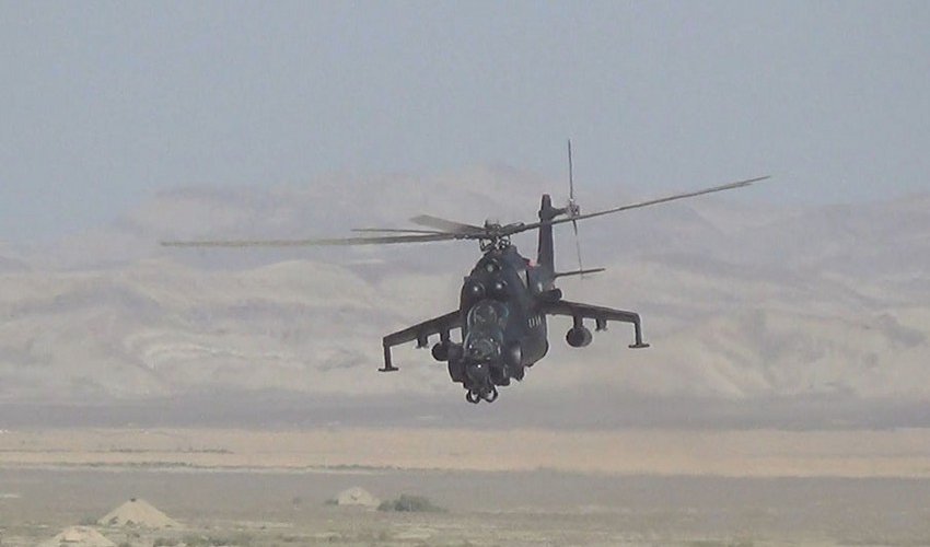 Rusiyada hərbi helikopter qəzaya uğrayıb Rusiyada hərbi helikopter qəzaya uğrayıb