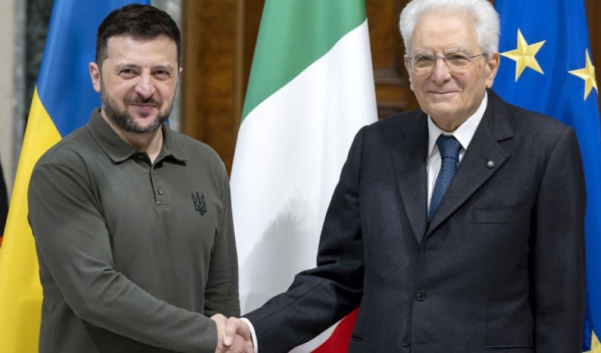 Zelenski italiyalı həmkarı ilə görüşüb Zelenski italiyalı həmkarı ilə görüşüb