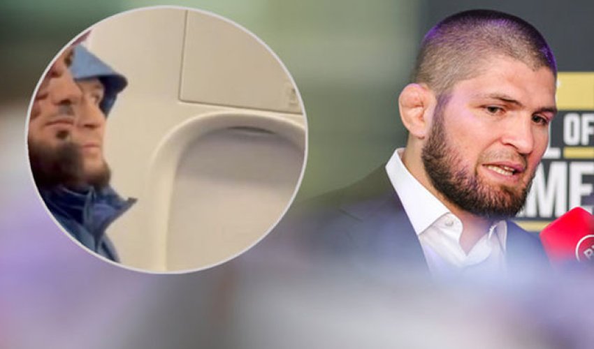 Həbib Nurməhəmmədov ABŞ təyyarəsindən qovulub - Video Həbib Nurməhəmmədov ABŞ təyyarəsindən qovulub - Video
