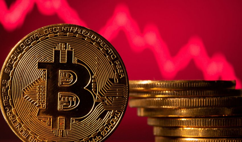 Bitcoin 90 min dollardan aşağı düşüb Bitcoin 90 min dollardan aşağı düşüb