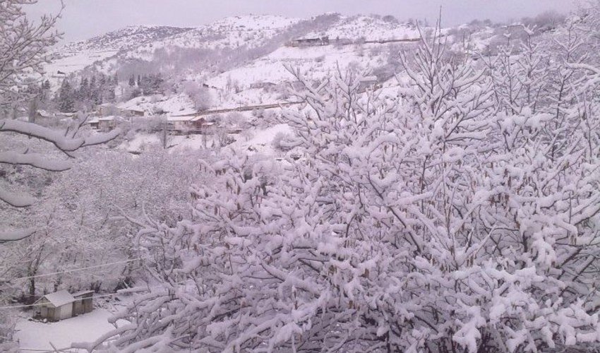 Bəzi ərazilərə qar yağıb - Faktiki hava