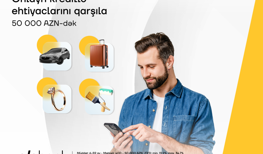 Planlarını Yelo Bank-ın onlayn krediti ilə həyata keçir!