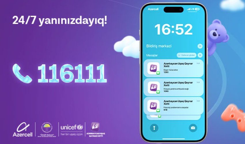 “Azərbaycan Uşaq Qaynar Xətt Xidməti” 2024-cü il üzrə hesabatını açıqlayıb