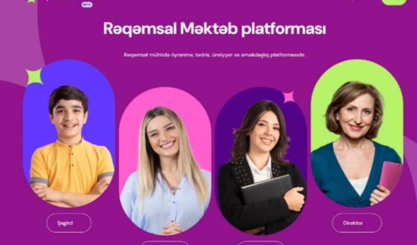 Rəqəmsal məktəb platforması istifadəyə verilib