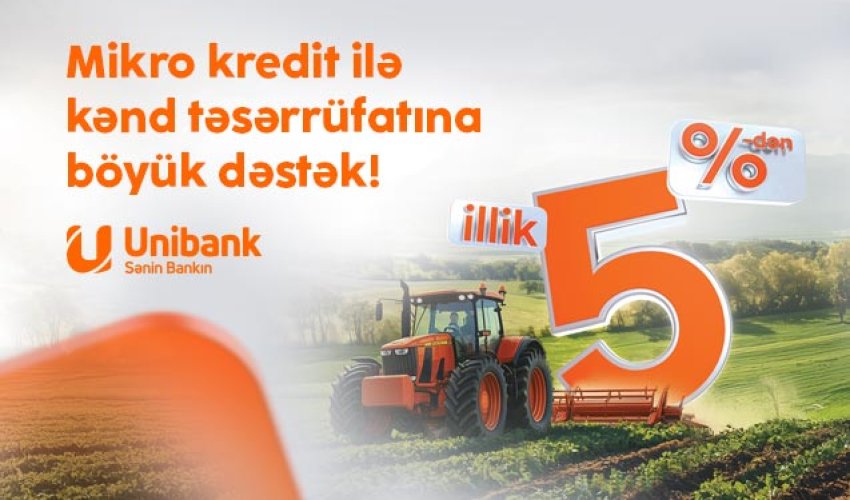 Unibank sərfəli mikro kreditlər təklif edir