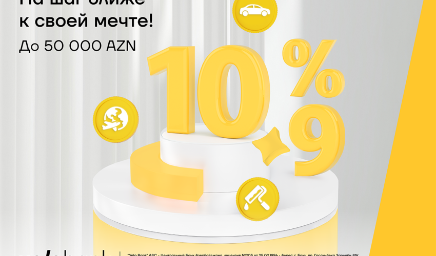 Не откладывайте свои планы — реализуйте их с кредитом от Yelo Bank!