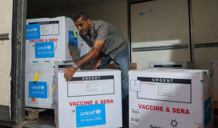 WHO and UNICEF plan to vaccinate about 600,000 children in Gaza