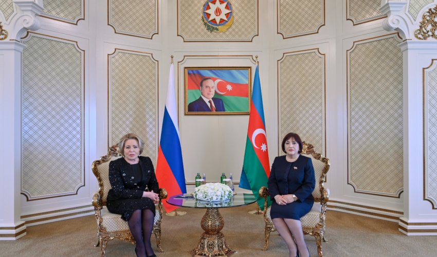 Sahibə Qafarova Valentina Matviyenko ilə görüşüb