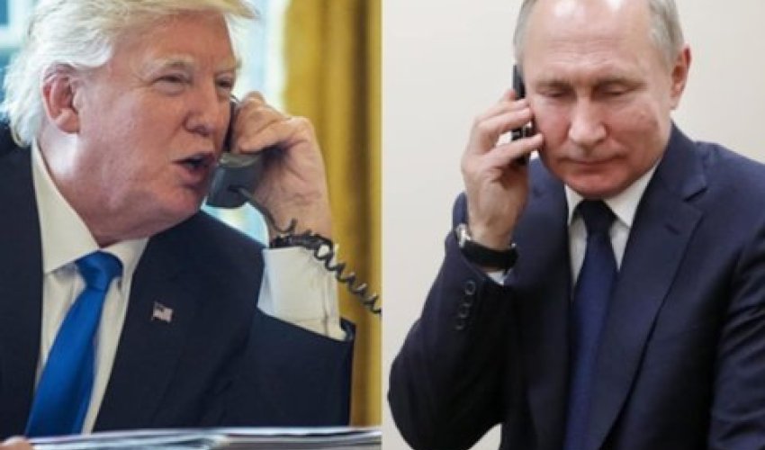 Tramp və Putin arasında telefon danışığı bitib - YENİLƏNİB