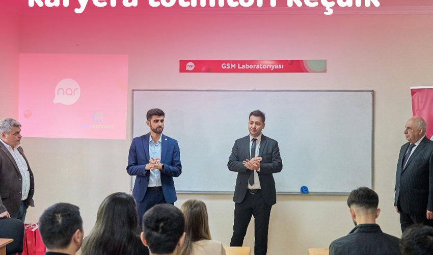 “Nar”ın dəstəyi ilə tələbələr üçün təlimlər keçirildi “Nar”ın dəstəyi ilə tələbələr üçün təlimlər keçirildi