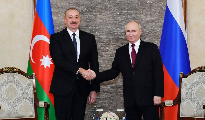 Владимир Путин поздравил президента Азербайджана Владимир Путин поздравил президента Азербайджана