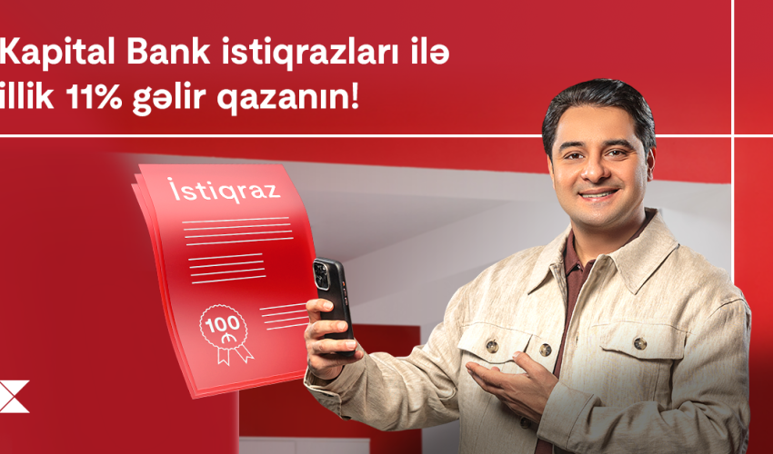 Kapital Bank announced acceptance of applications for bonds worth 30 million
AZN Kapital Bank announced acceptance of applications for bonds worth 30 million
AZN