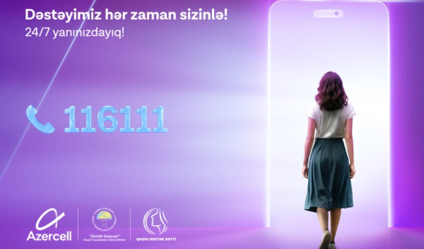 Azercell-in təşəbbüsü ilə yaradılan “Qadın Dəstək Xətti”nə 2025-ci ilin ilk rübündə 500-dən çox müraciət daxil olub Azercell-in təşəbbüsü ilə yaradılan “Qadın Dəstək Xətti”nə 2025-ci ilin ilk rübündə 500-dən çox müraciət daxil olub