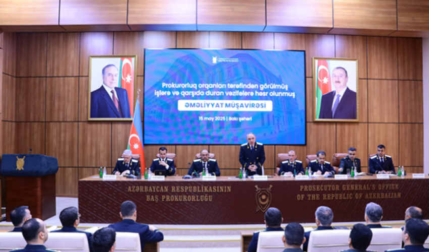 Kamran Əliyev müşavirə keçirib Kamran Əliyev müşavirə keçirib