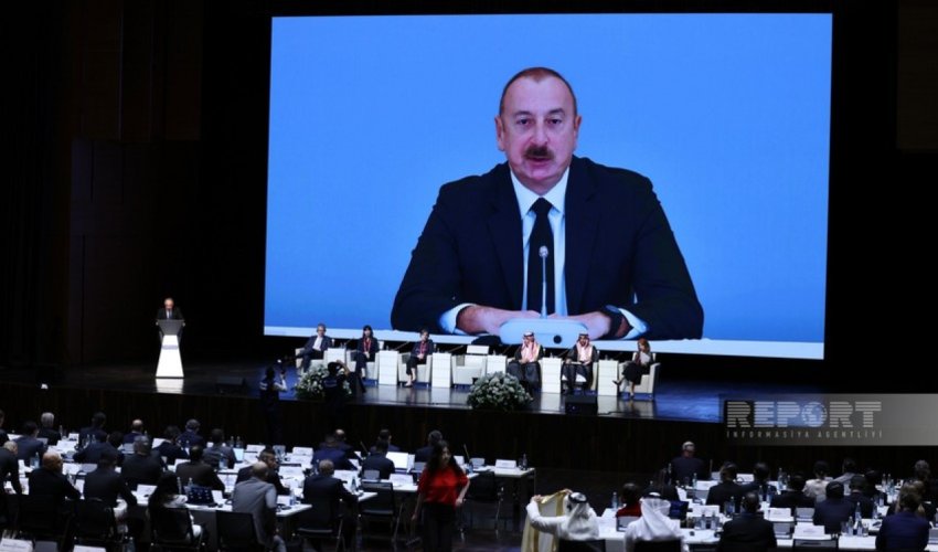 İlham Əliyev "GlobE Network"un altıncı plenar iclasın iştirakçılarınamüraciət edib İlham Əliyev "GlobE Network"un altıncı plenar iclasın iştirakçılarınamüraciət edib