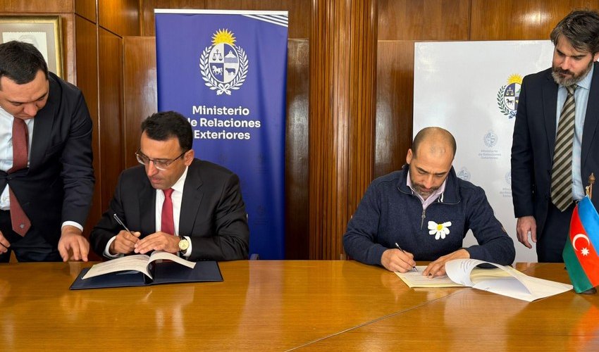 Azerbaijan, Uruguay sign cooperation deal between diplomatic academies Azerbaijan, Uruguay sign cooperation deal between diplomatic academies
