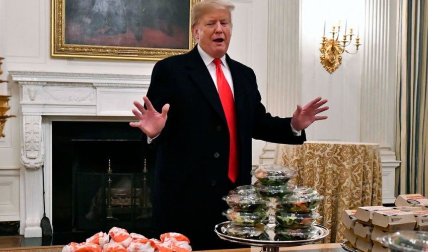 Белый дом рассказал о гастрономических вкусах Трампа Белый дом рассказал о гастрономических вкусах Трампа
