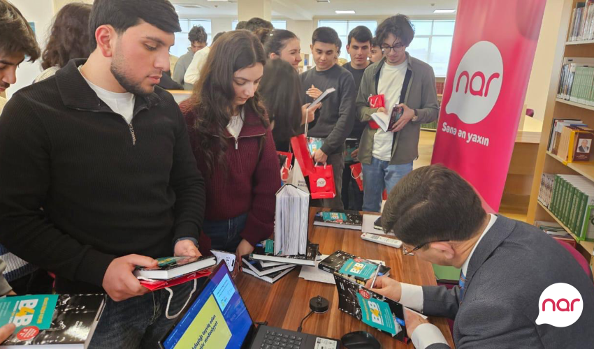 “Nar”ın dəstəyi ilə Azərbaycanda biznesə dair ilk “B4B” kitabı təqdim olundu
“Nar”ın dəstəyi ilə Azərbaycanda biznesə dair ilk “B4B” kitabı təqdim olundu