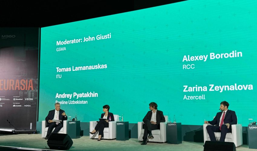 Azercell-in prezidenti “GSMA M360 Eurasia 2025” konfransında inklüzivrəqəmsal
transformasiyamövzusunda çıxış edib Azercell-in prezidenti “GSMA M360 Eurasia 2025” konfransında inklüzivrəqəmsal
transformasiyamövzusunda çıxış edib