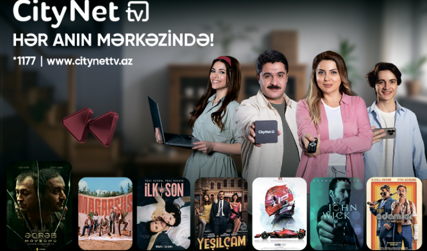 CityNet yeni nəsil TV platformasını təqdim edib CityNet yeni nəsil TV platformasını təqdim edib
