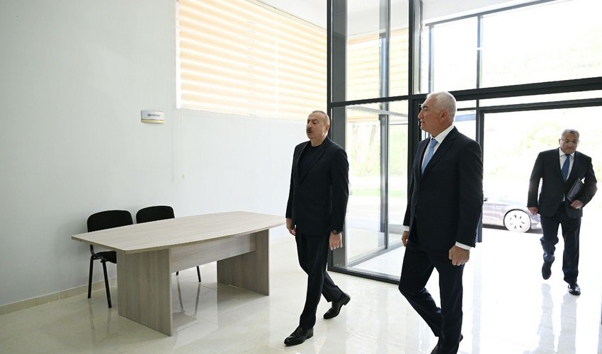 Prezident İlham Əliyev Laçın rayonunun Bəylik kəndinin açılışında iştirak edib Prezident İlham Əliyev Laçın rayonunun Bəylik kəndinin açılışında iştirak edib