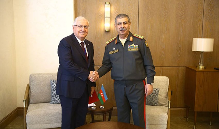 Zakir Həsənov Yaşar Gülərlə görüşüb Zakir Həsənov Yaşar Gülərlə görüşüb