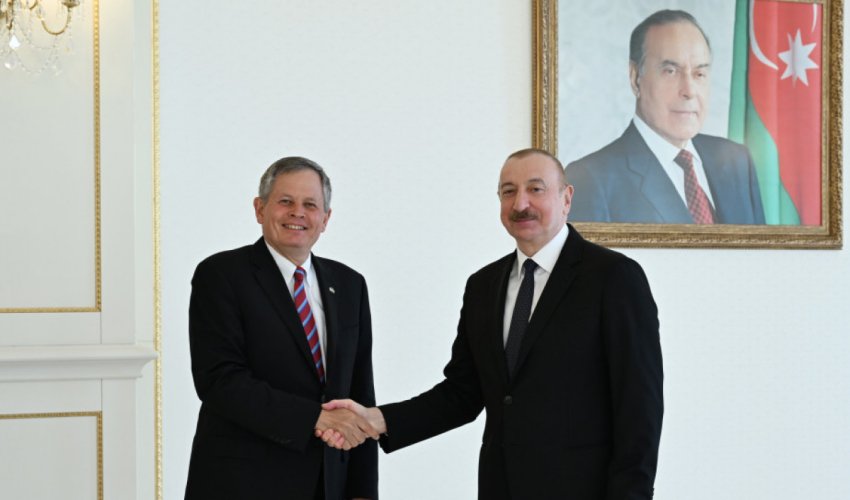 Prezident Stiv Deynsi qəbul edib - Yenilənib Prezident Stiv Deynsi qəbul edib - Yenilənib