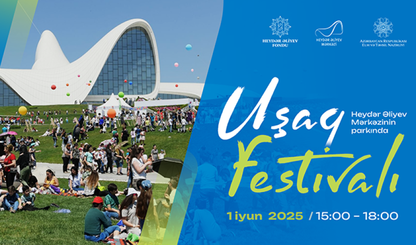 Heydər Əliyev Mərkəzinin parkında Uşaq festivalı keçiriləcək Heydər Əliyev Mərkəzinin parkında Uşaq festivalı keçiriləcək