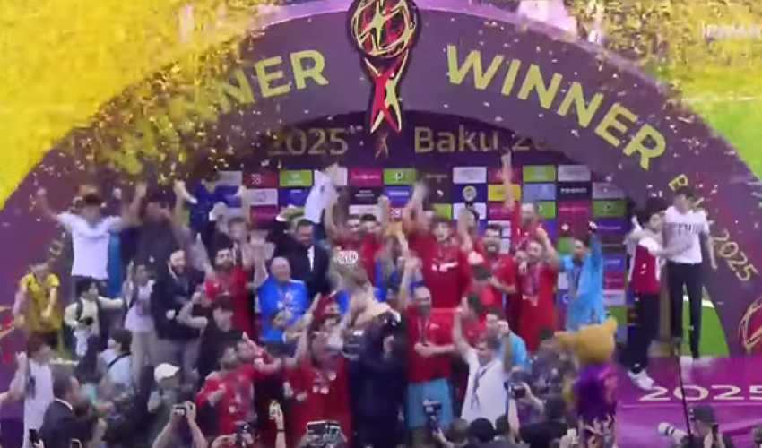 Minifutbol üzrə dünya çempionu olan Azərbaycan millisi mükafatlandırılıb - <span style=