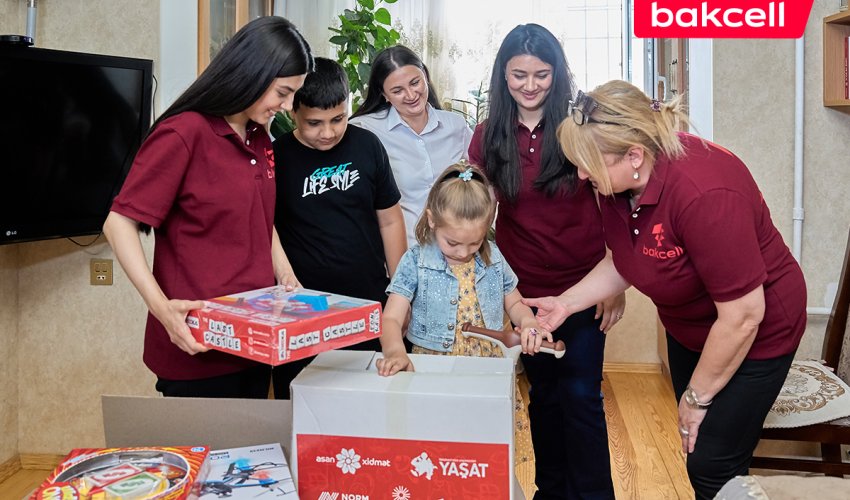“Bakcell” “YAŞAT” Fondunun “Hədiyyə Karvanı” layihəsinə qoşuldu “Bakcell” “YAŞAT” Fondunun “Hədiyyə Karvanı” layihəsinə qoşuldu