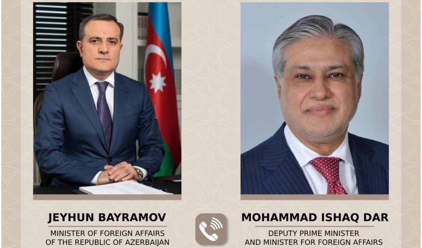Ceyhun Bayramovla Pakistan XİN rəhbəri arasında telefon danışığı olub Ceyhun Bayramovla Pakistan XİN rəhbəri arasında telefon danışığı olub